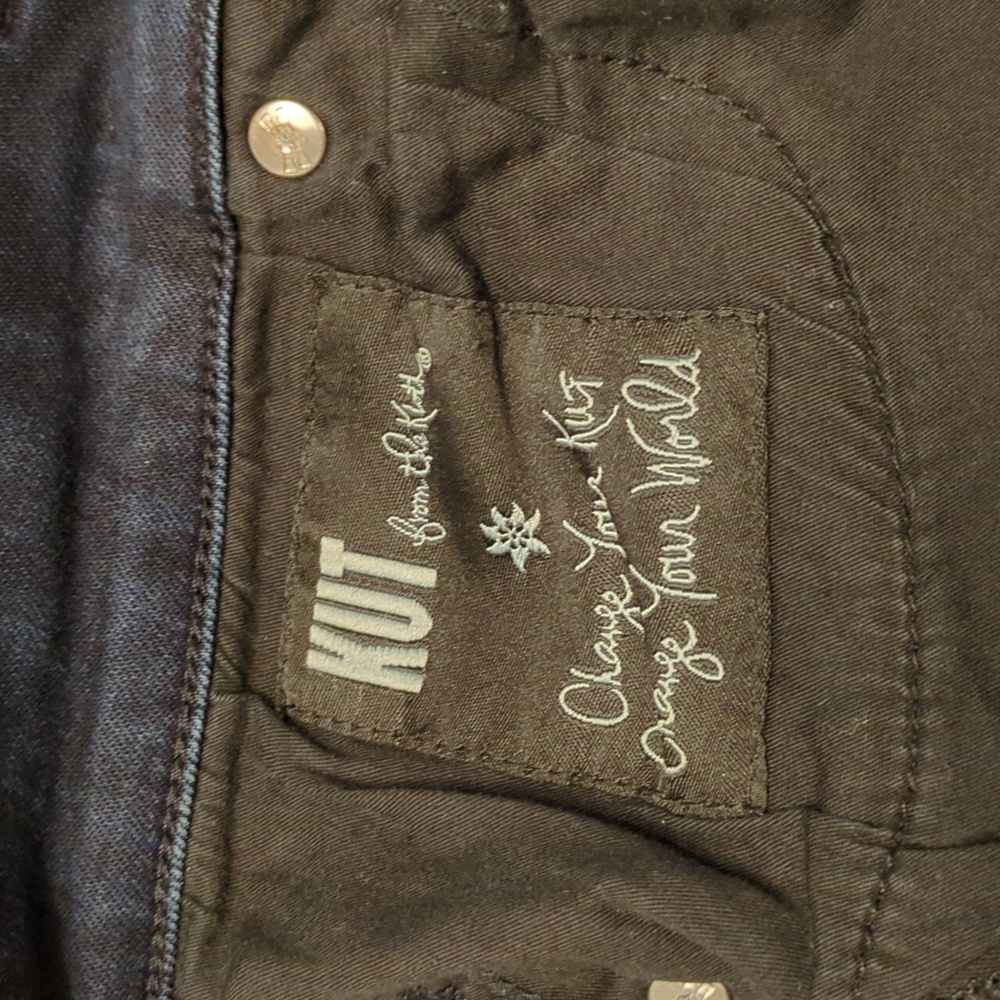 Kut from the Kloth Womens Deep Indigo Skinny Jeans.  Diana skinny - Picture 3 of 8